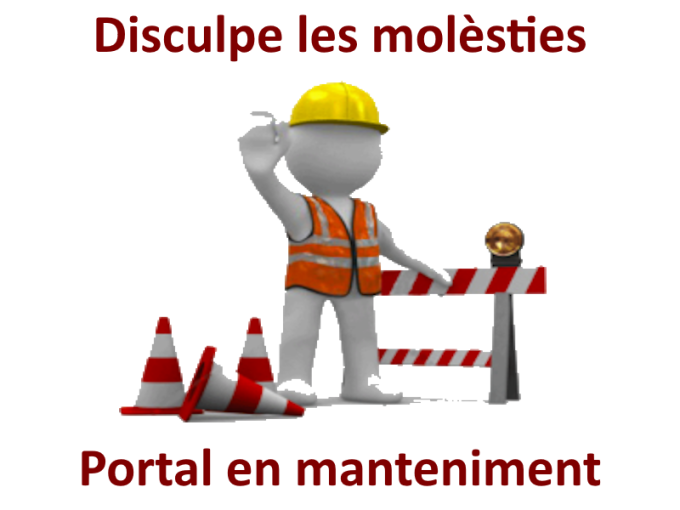 Portal en manteniment