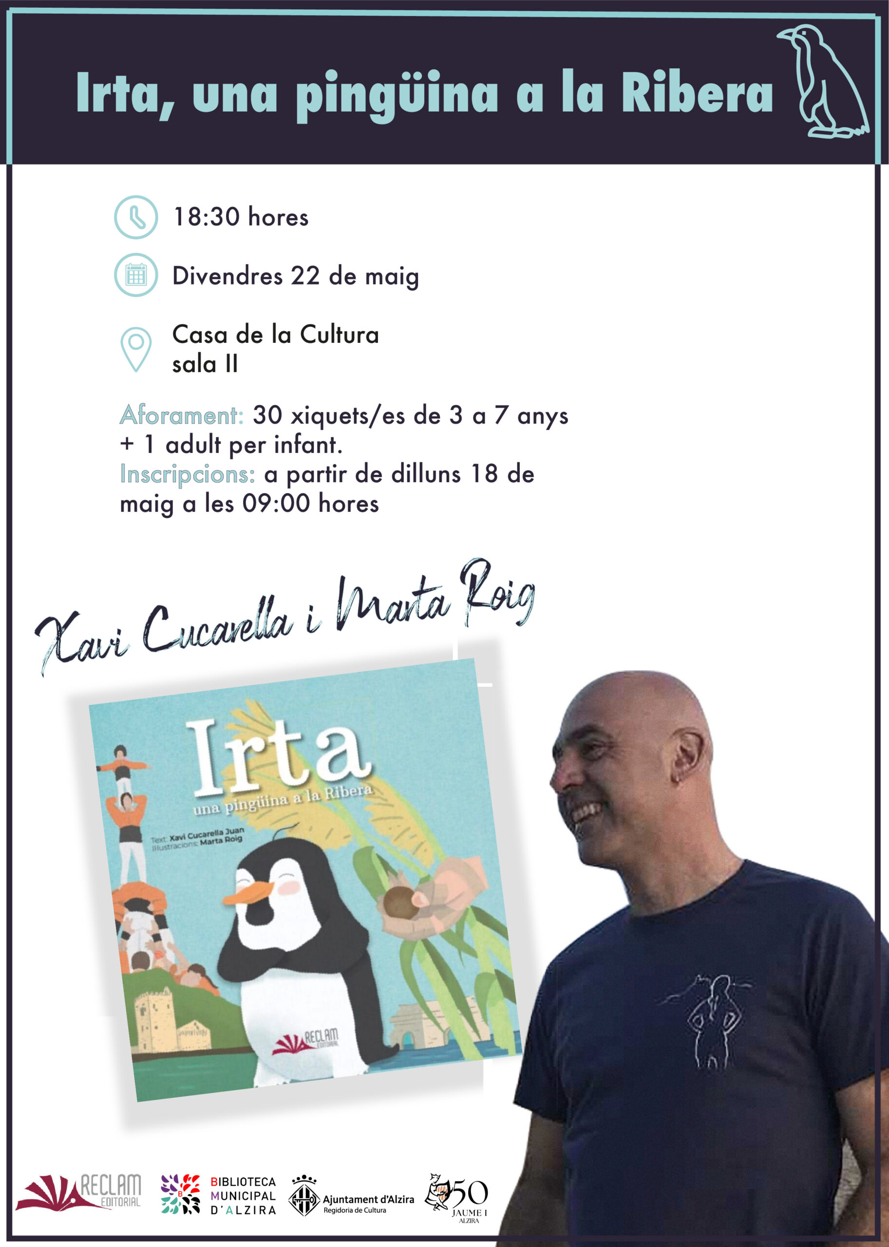 ANIMACIÓ LECTORA: - Irta, una pingüina a la Ribera -