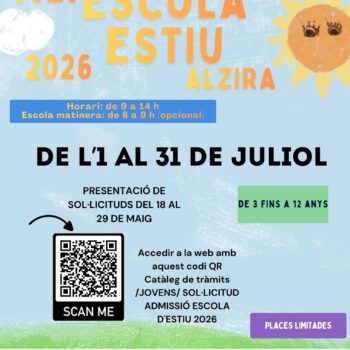 XLI ESCOLA ESTIU ALZIRA 2026