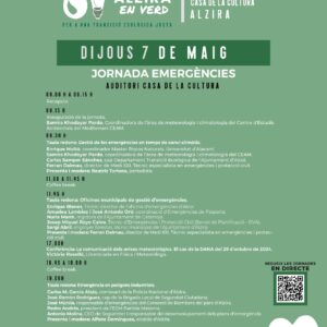 Alzira en Verd · Jornada Emergències