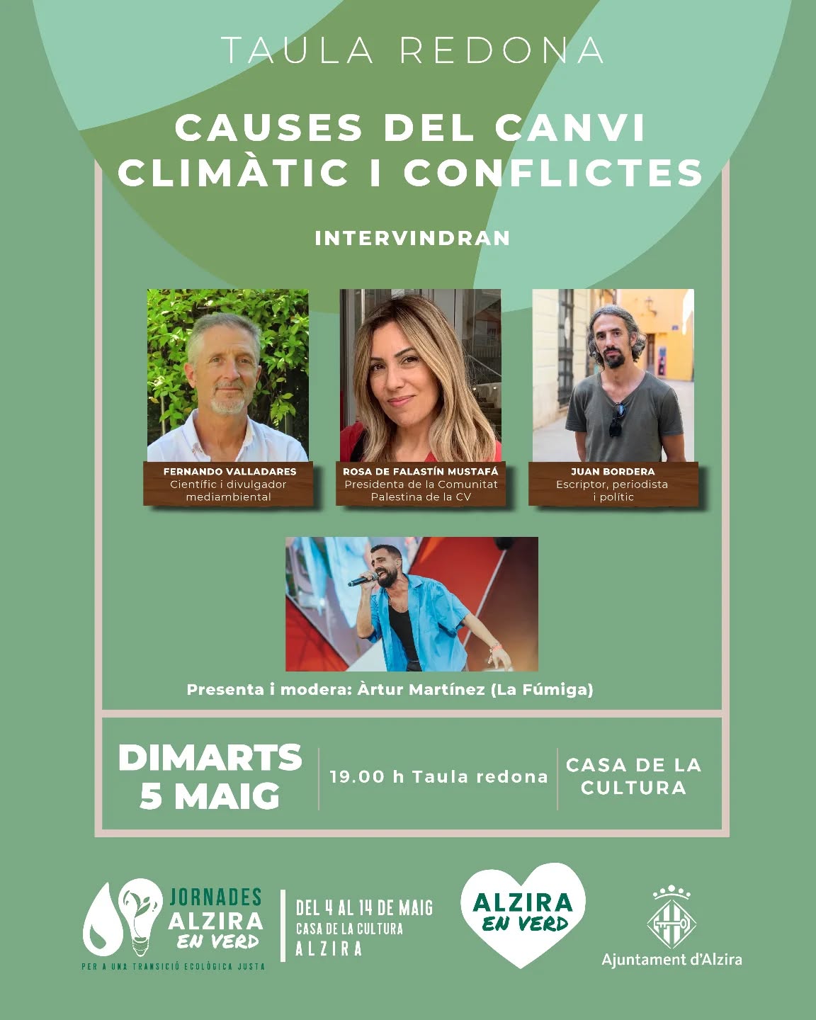 Alzira en Verd · Causes del canvi climàtic i conflictes