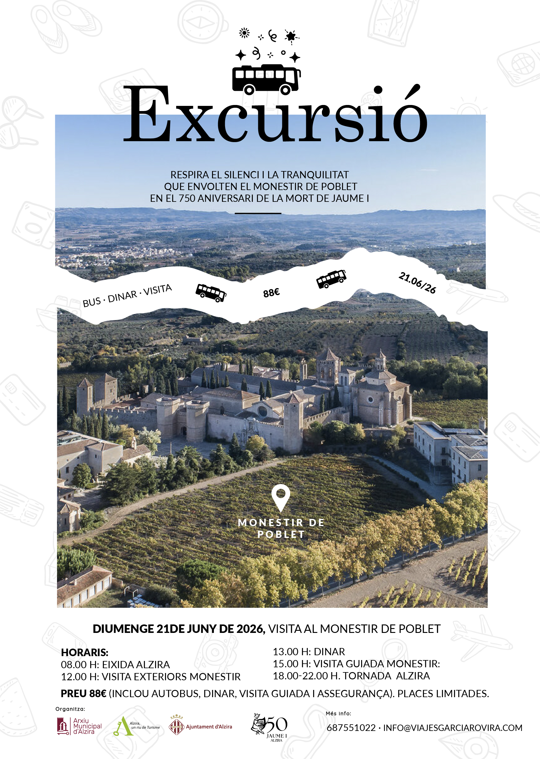 Excursió al Monestir de poblet