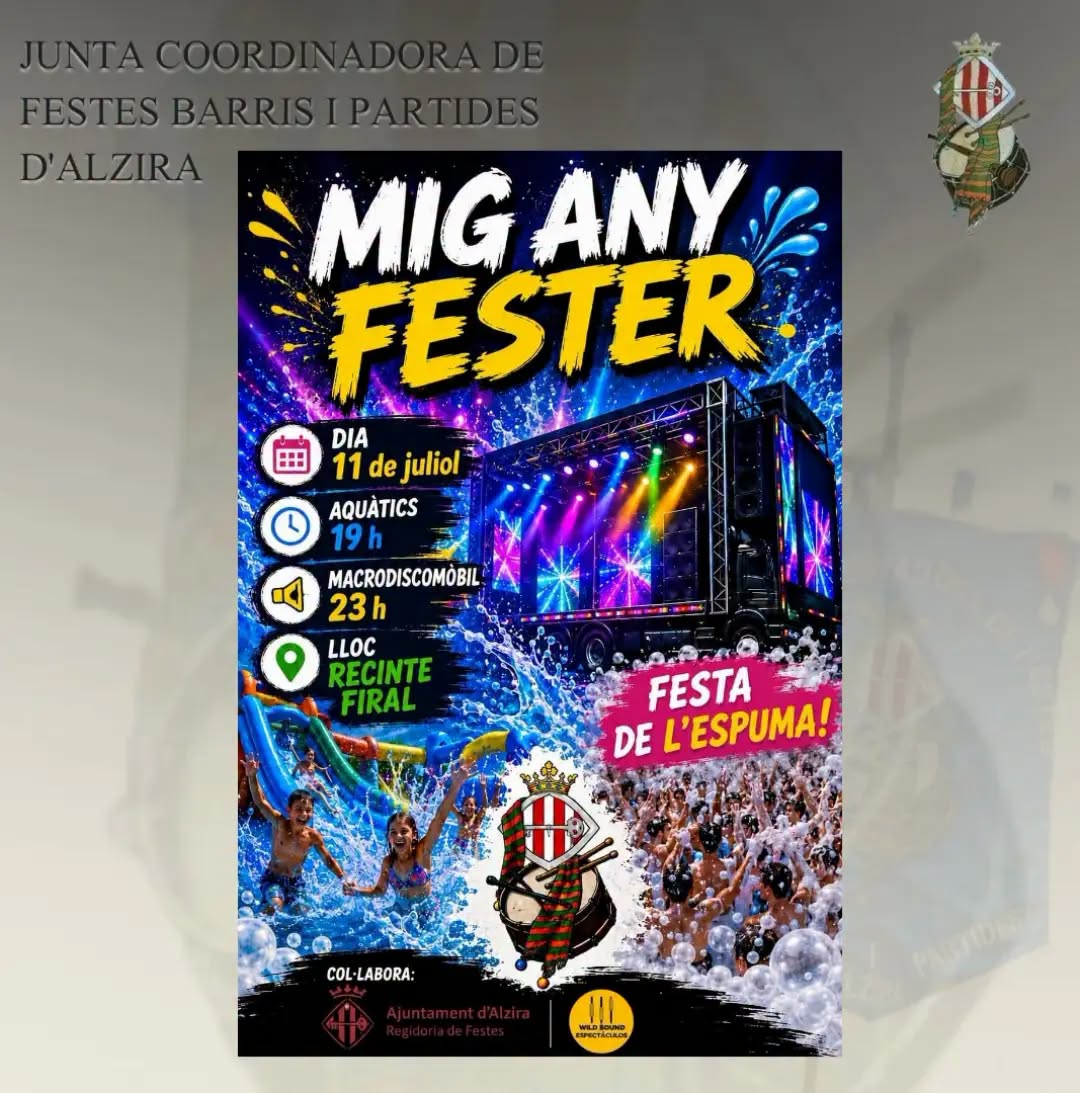 MIG ANY FESTER 2026 DE LA COORDINADORA DE FESTES DE BARRIS I PARTIDES!