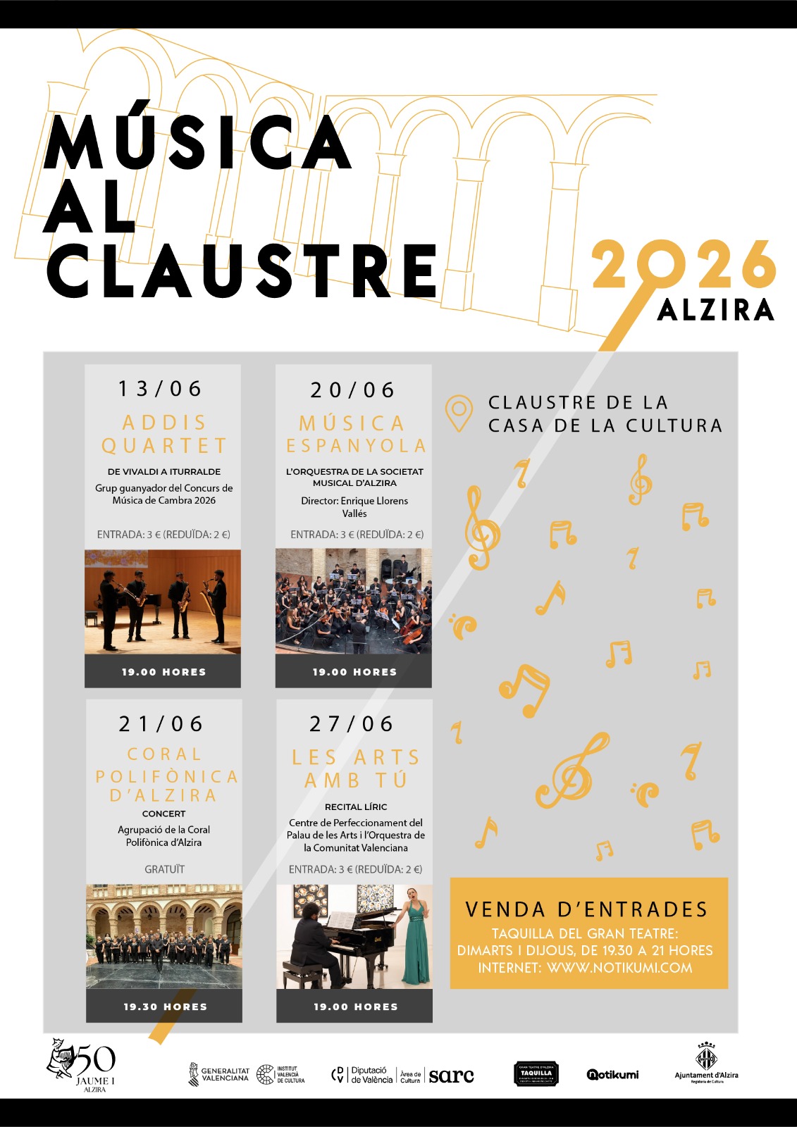 MÚSICA AL CLAUSTRE 2026