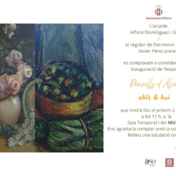 Inauguració de l'exposició "Pincells d'Alzira"