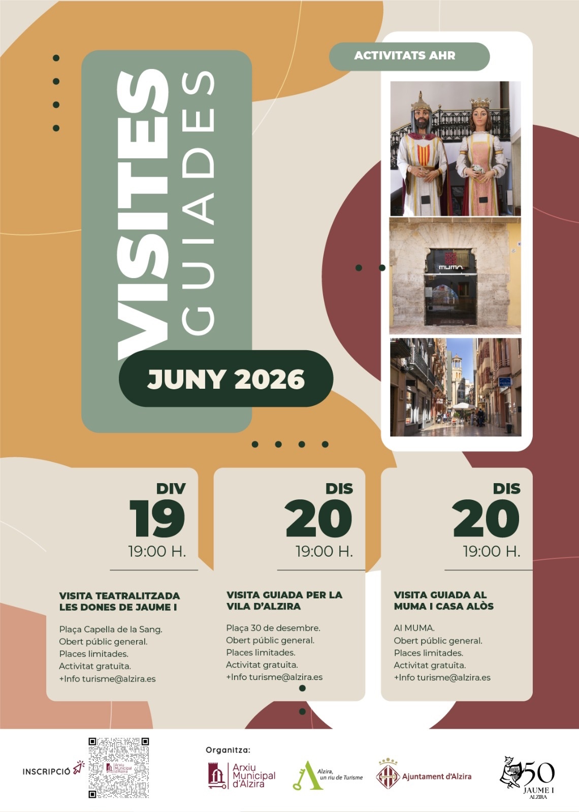 Visites guiades juny 2026 - Activitats AHR