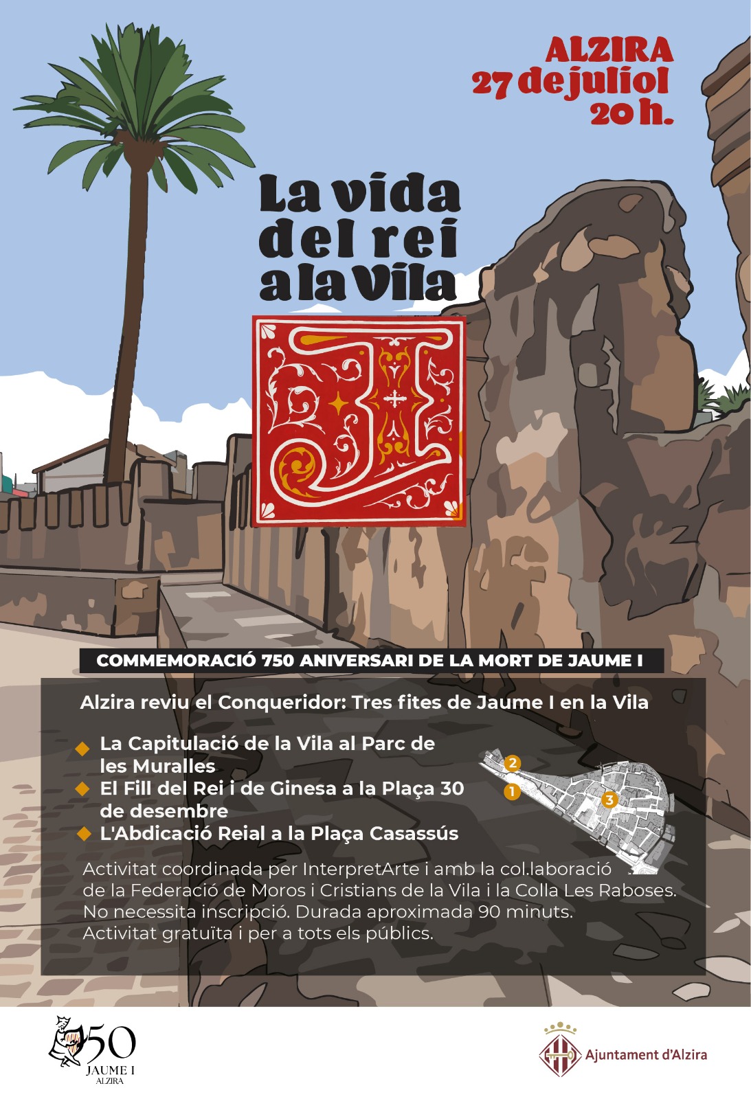 commemoració del 750 aniversari de la mort de Jaume I
