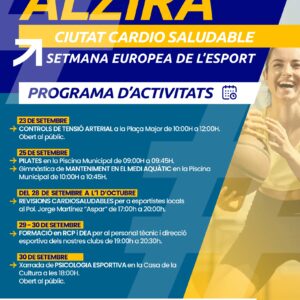 SETMANA EUROPEA DE L'ESPORT A ALZIRA