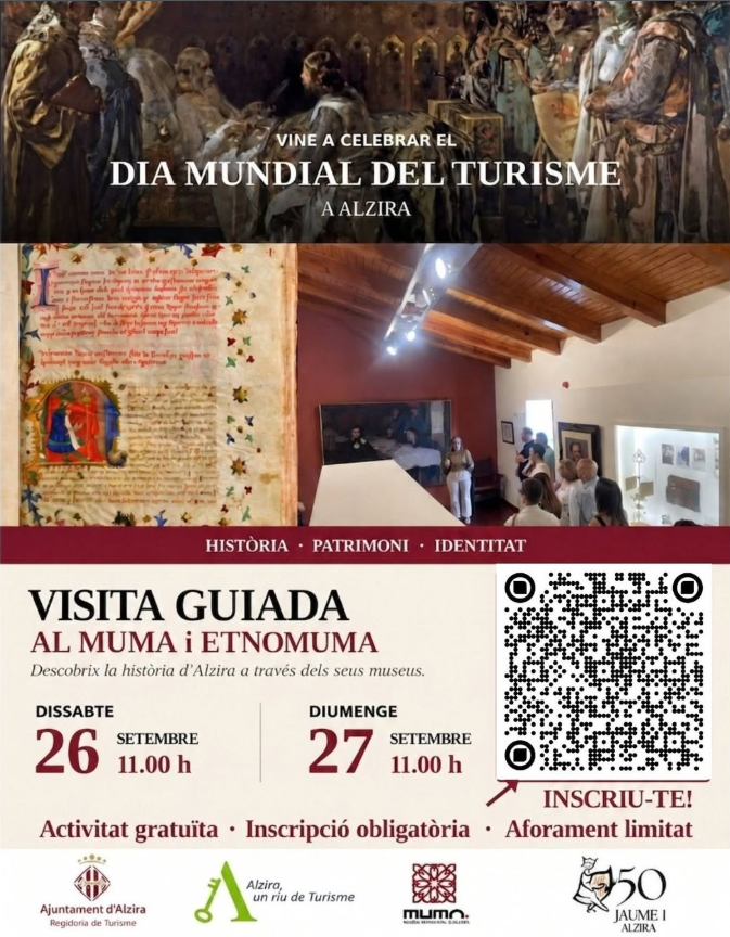 Celebrem el Dia Mundial del Turisme a Alzira!