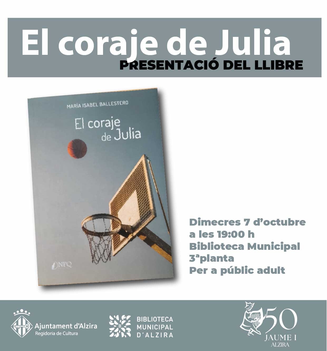 Presentació del llibre “El Coraje de Julia”