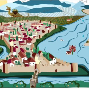 Inauguració dels murals de les muralles