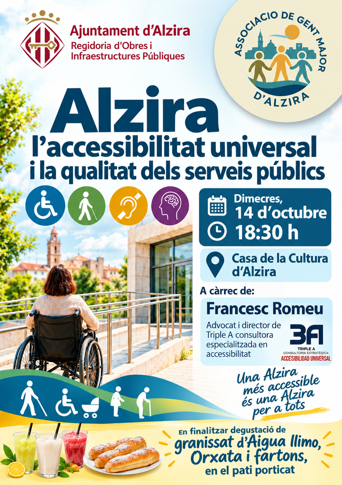 Xarrada "L'accessibilitat universal i la qualitat dels servicis públics"
