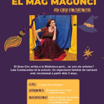 Contacontes infantil “Una xicoteta volta al món” a càrrec de Laia Contacontes