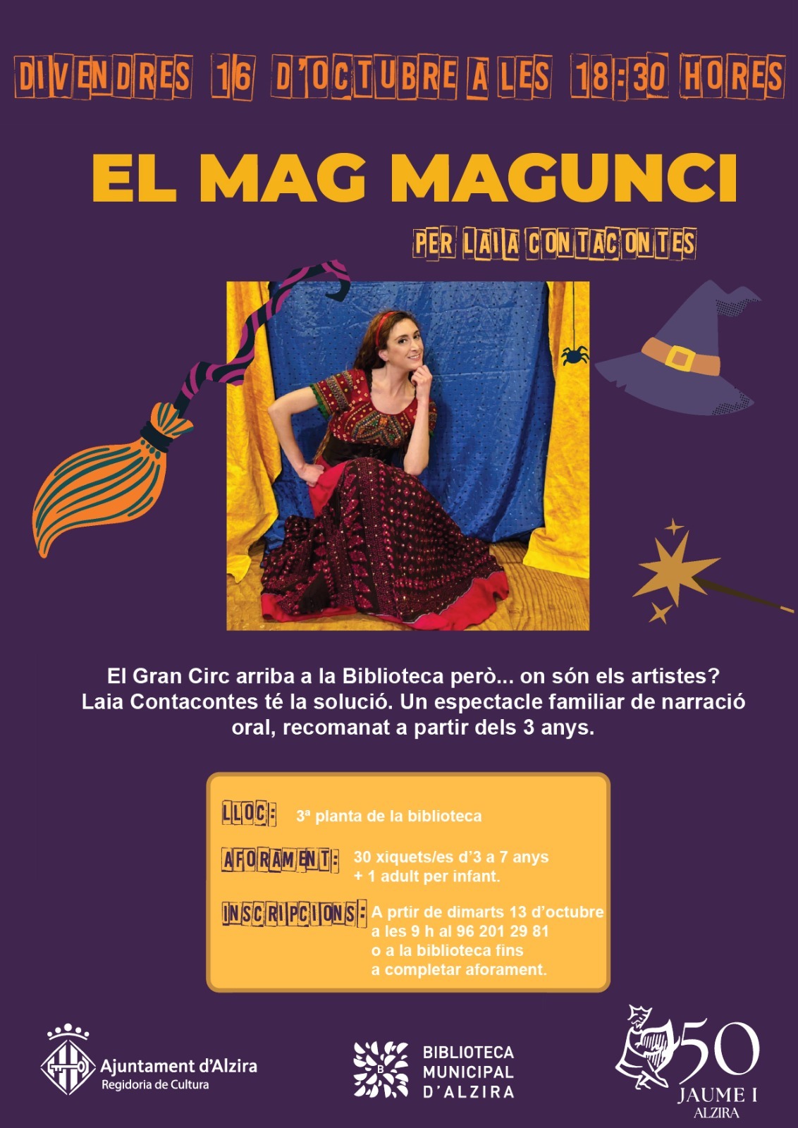 Contacontes infantil “Una xicoteta volta al món” a càrrec de Laia Contacontes