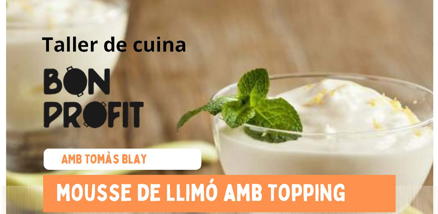Mousse de llimo amb topping