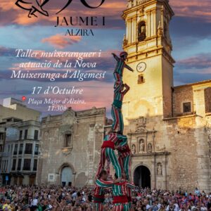 TALLER MUIXERANGUER i ACTUACIÓ de la Nova Muixeranga d'Algemesí